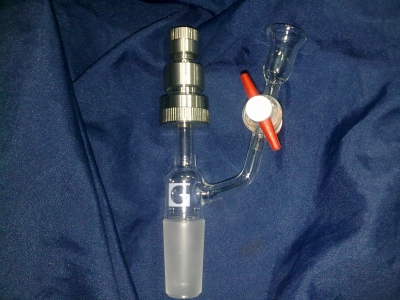 玻璃管不銹鋼轉接頭